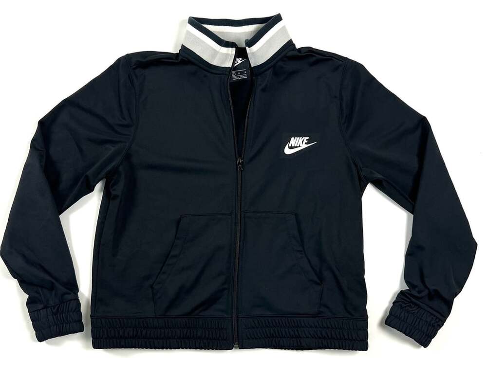 Nike Vintage Full Zip Track Jacket Black Size M